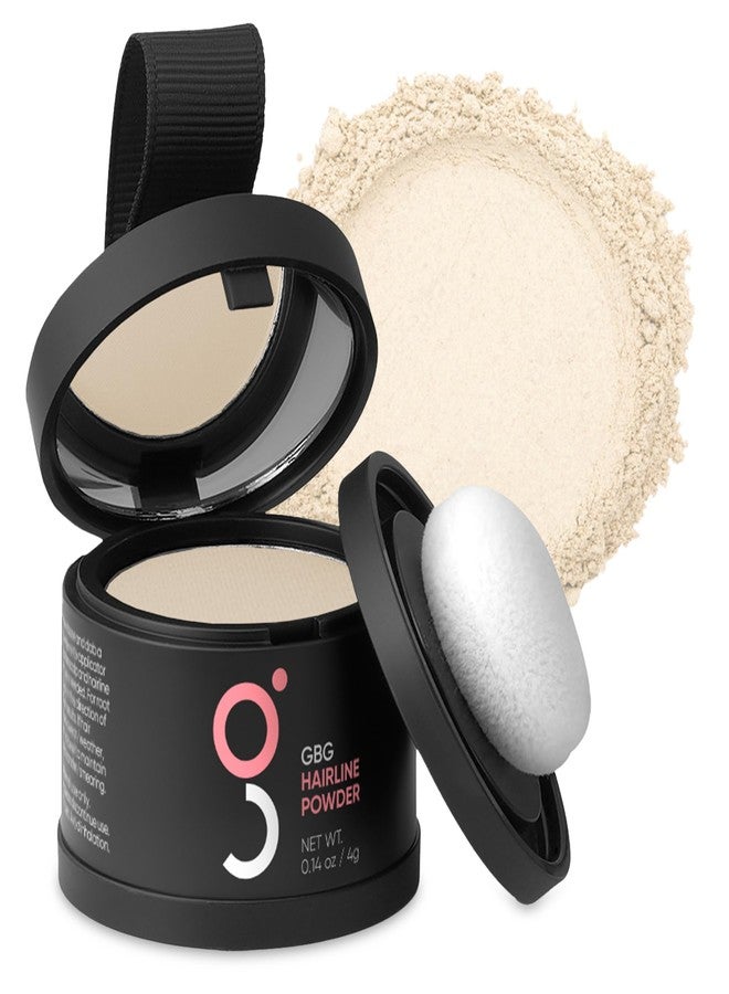 Get Back Gorgeous GBG Hairline Powder, Light Blonde - 48-Hour Coverage Root Touch Up Powder for Bald Spots, Instant Hair Loss Concealer & Brightening Highlights - Hair Fillers for Thinning Hair for Women & Men, 4g - Image 1
